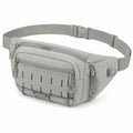 H¨¹fttasche 30 x 8 x 16 cm aus Polyester Grau mit Rei?verschlussf?chern