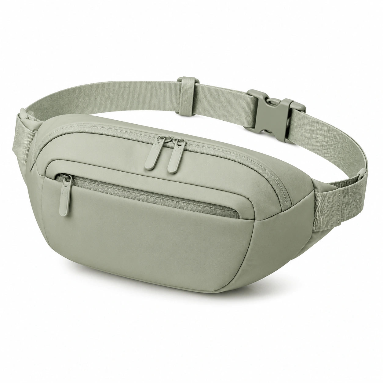 H¨¹fttasche 30 x 8 x 15 cm aus Textil Salbeigr¨¹n mit verstellbarem Gurt und Rei?verschluss
