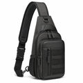 Umh?ngetasche 18 ¡Á 8 ¡Á 32 cm aus Textil Schwarz mit Rei?verschluss f¨¹r Alltag