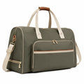 Reisetasche 50 cm aus Textil in Olivgr¨¹n mit Schultergurt und Rei?verschlussf?chern