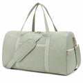 Reisetasche 50 x 25 x 30 cm aus Textil in Salbeigr¨¹n mit Steppung und Schultergurt