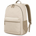 Rucksack 30 x 18 x 45 cm Textil Beige f¨¹r Alltag mit gepolstertem R¨¹cken